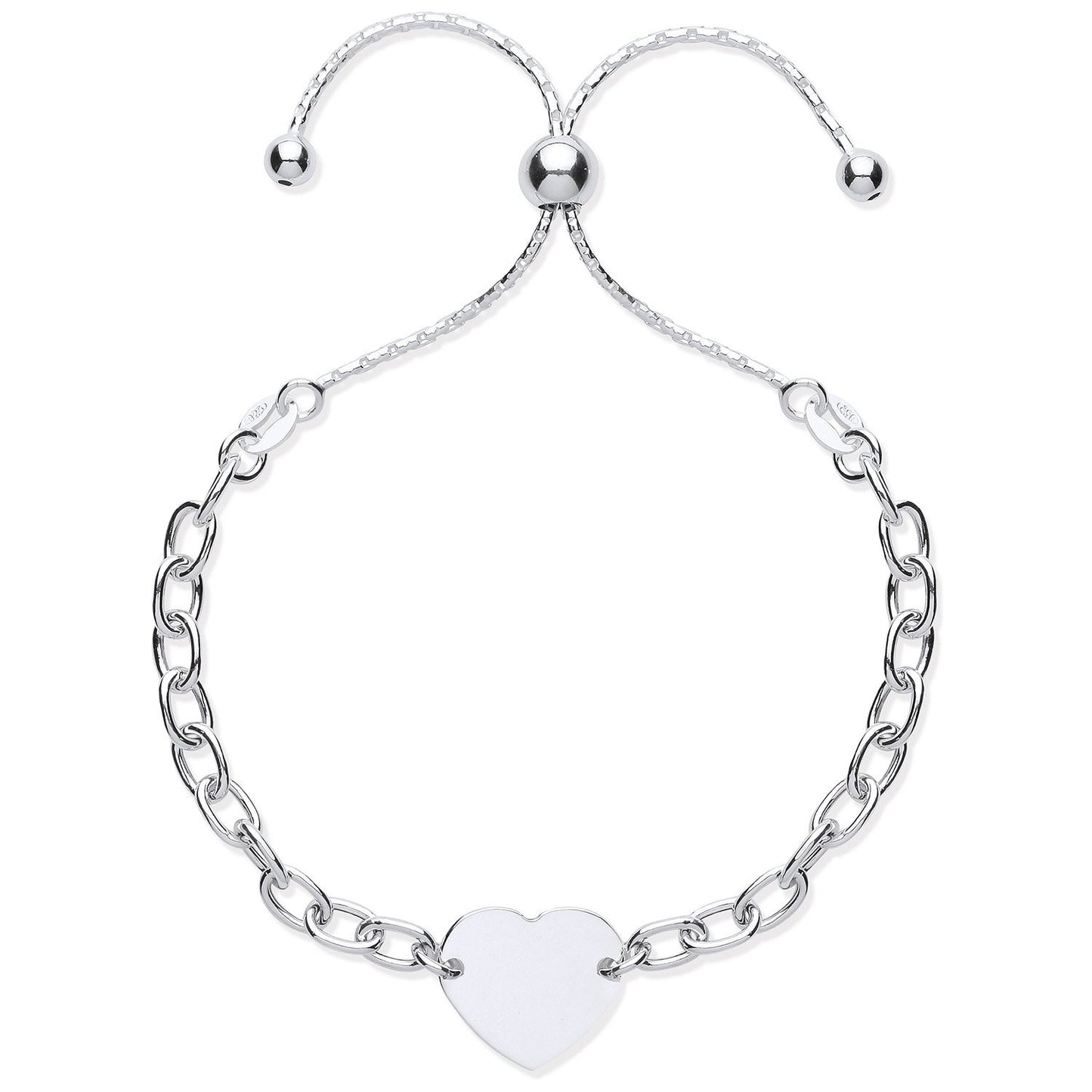 Silver Heart Friendship Bracelet - Fine Bracelet - Certified Authentic - Swiss Made – Luxury Jewellery by Imperial Tim