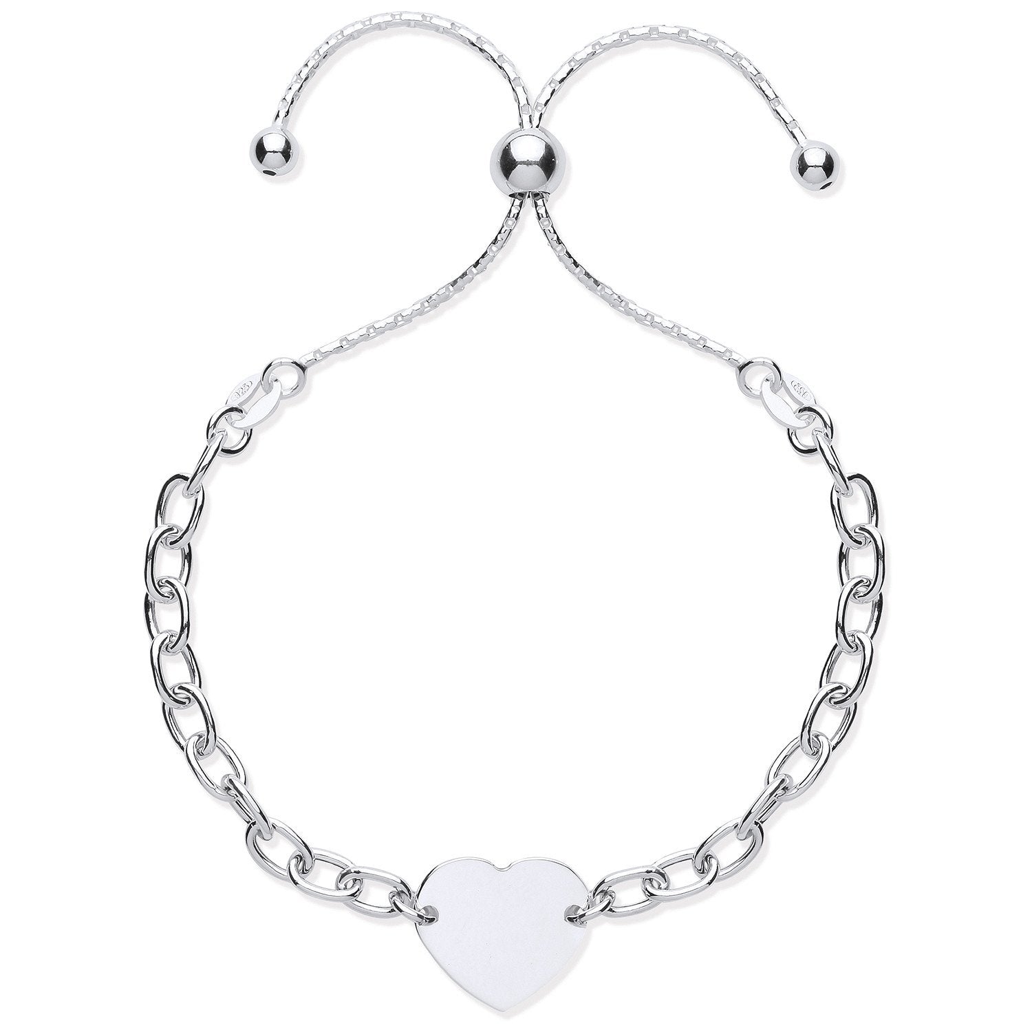 Silver Heart Friendship Bracelet - Fine Bracelet - Certified Authentic - Swiss Made – Luxury Jewellery by Imperial Tim