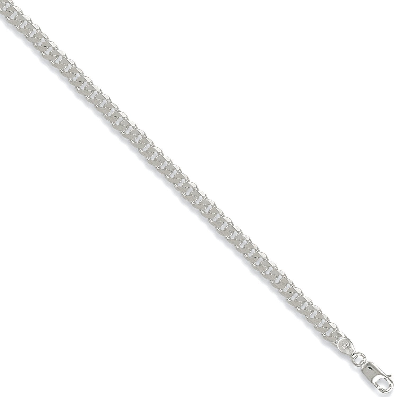 Silver 5.5mm Curb Chain - Fine Necklace - Certified Authentic - Swiss Made - UK Stock – Luxury Jewellery by Imperial T