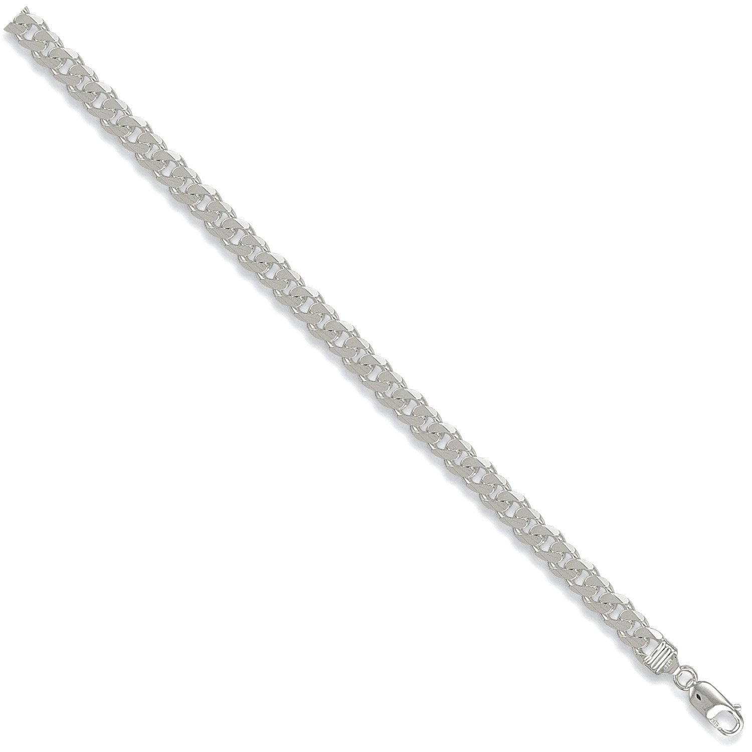 Silver 6.5mm Curb Chain - Fine Necklace - Certified Authentic - Swiss Made - UK Stock – Luxury Jewellery by Imperial T
