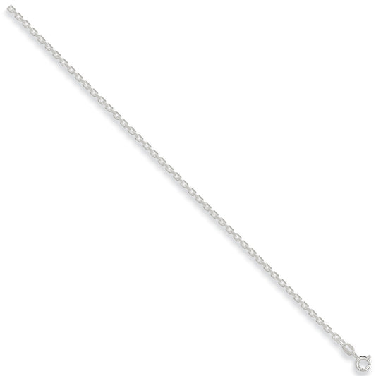 Silver 2.7mm Diamond Cut Belcher Chain