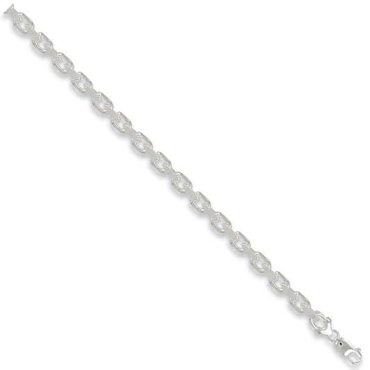 Silver 5.5mm Diamond Cut Belcher Chain - Fine Necklace - Certified Authentic - Swiss Made – Luxury Jewellery by Imperi
