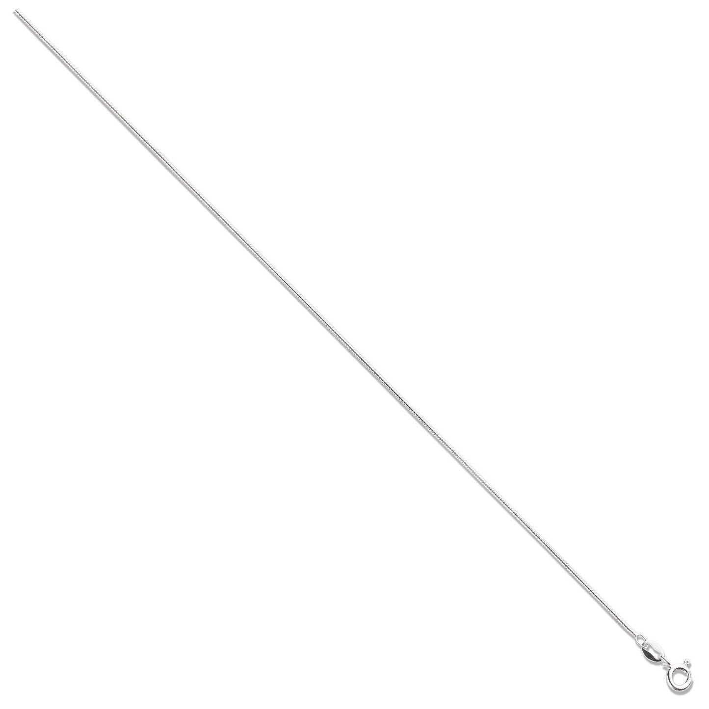 Silver 1.2mm Snake Chain - Fine Necklace - Certified Authentic - Swiss Made - UK Stock – Luxury Jewellery by Imperial