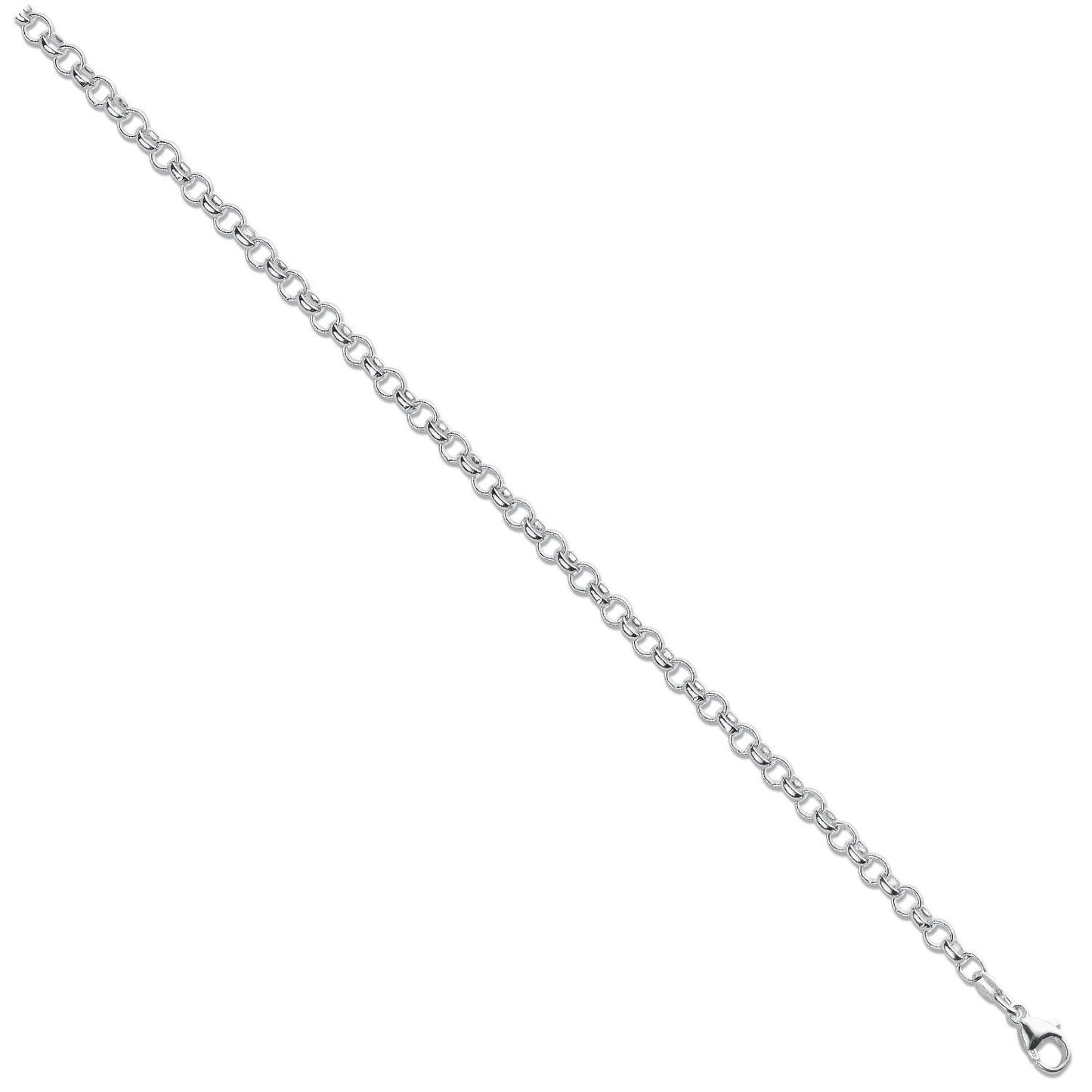 Silver 4.5mm Round Belcher Chain - Fine Necklace - Certified Authentic - Swiss Made – Luxury Jewellery by Imperial Tim