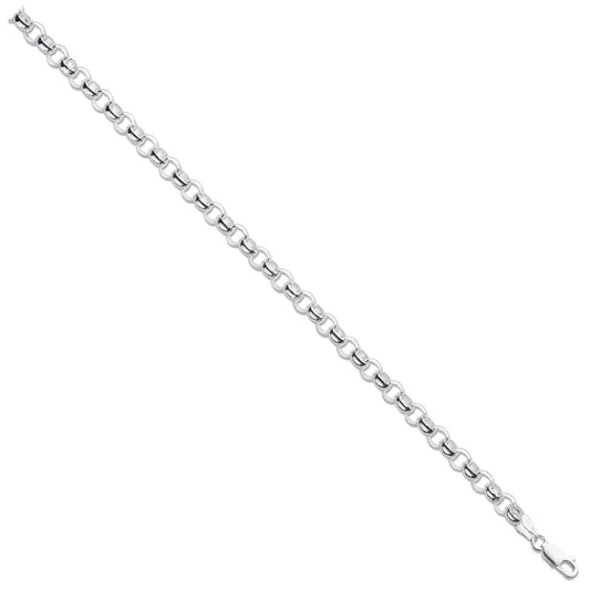Silver 6mm Round Belcher Chain - Fine Necklace - Certified Authentic - Swiss Made - UK Stock – Luxury Jewellery by Imp