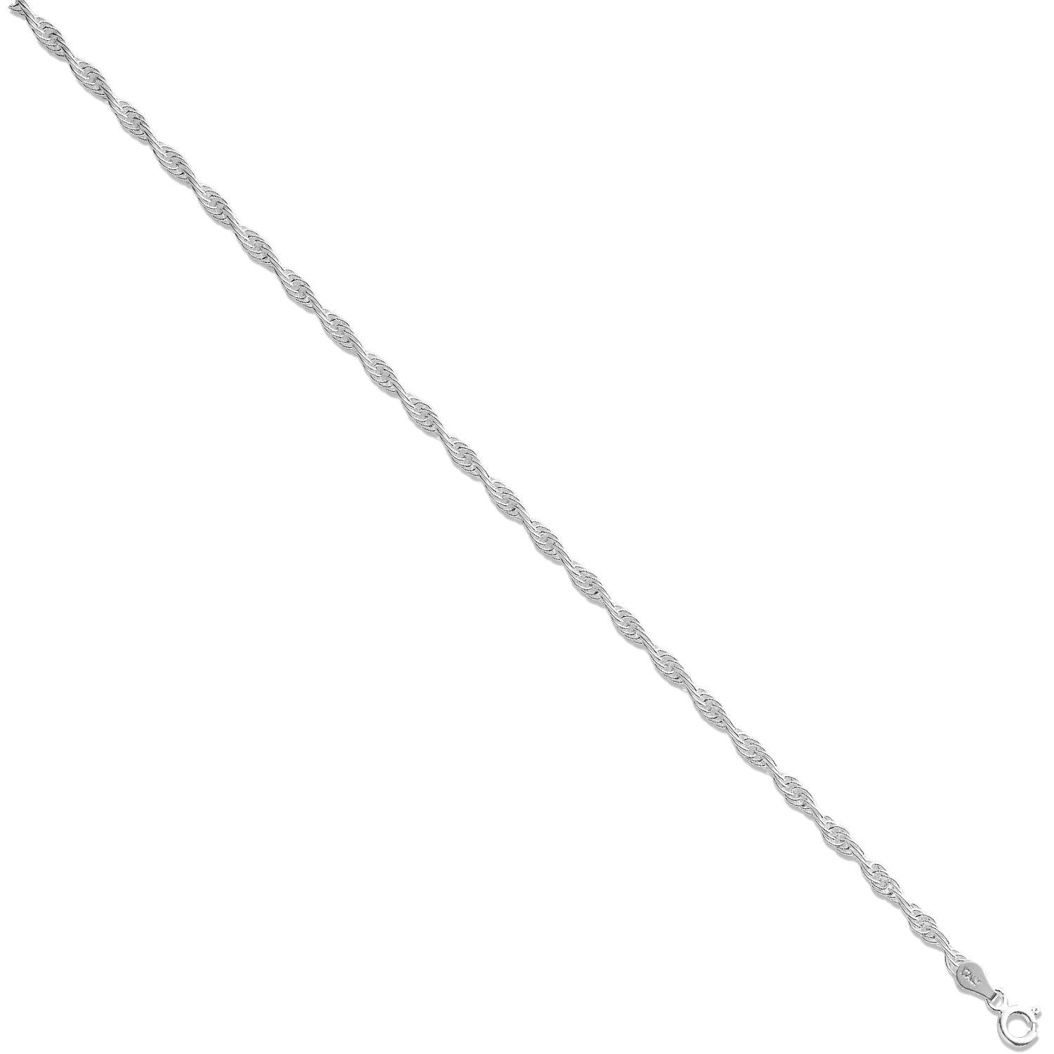 Silver 3.3mm Prince of Wales Chain - Fine Necklace - Certified Authentic - Swiss Made – Luxury Jewellery by Imperial T
