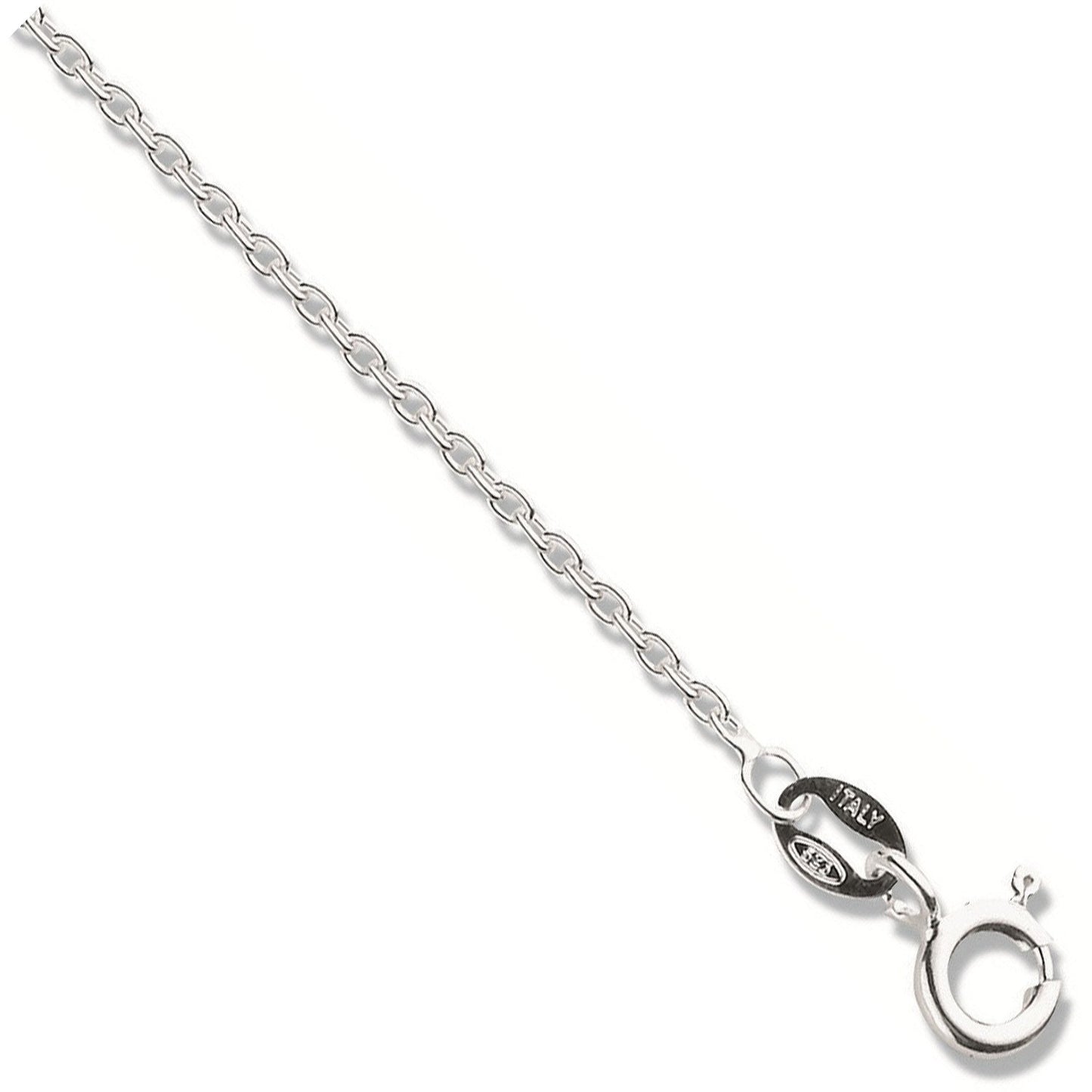 Silver 1.6mm Rolo Chain - Fine Necklace - Certified Authentic - Swiss Made - UK Stock – Luxury Jewellery by Imperial T