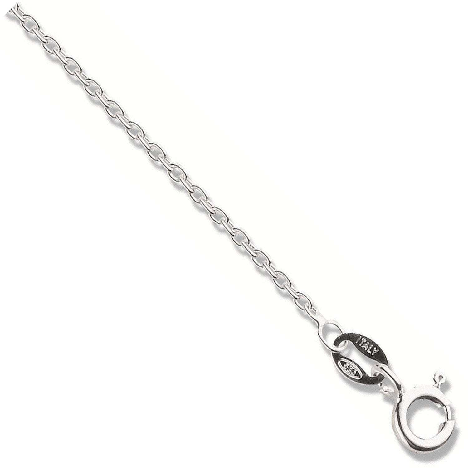 Silver 1.6mm Rolo Chain - Fine Necklace - Certified Authentic - Swiss Made - UK Stock – Luxury Jewellery by Imperial T