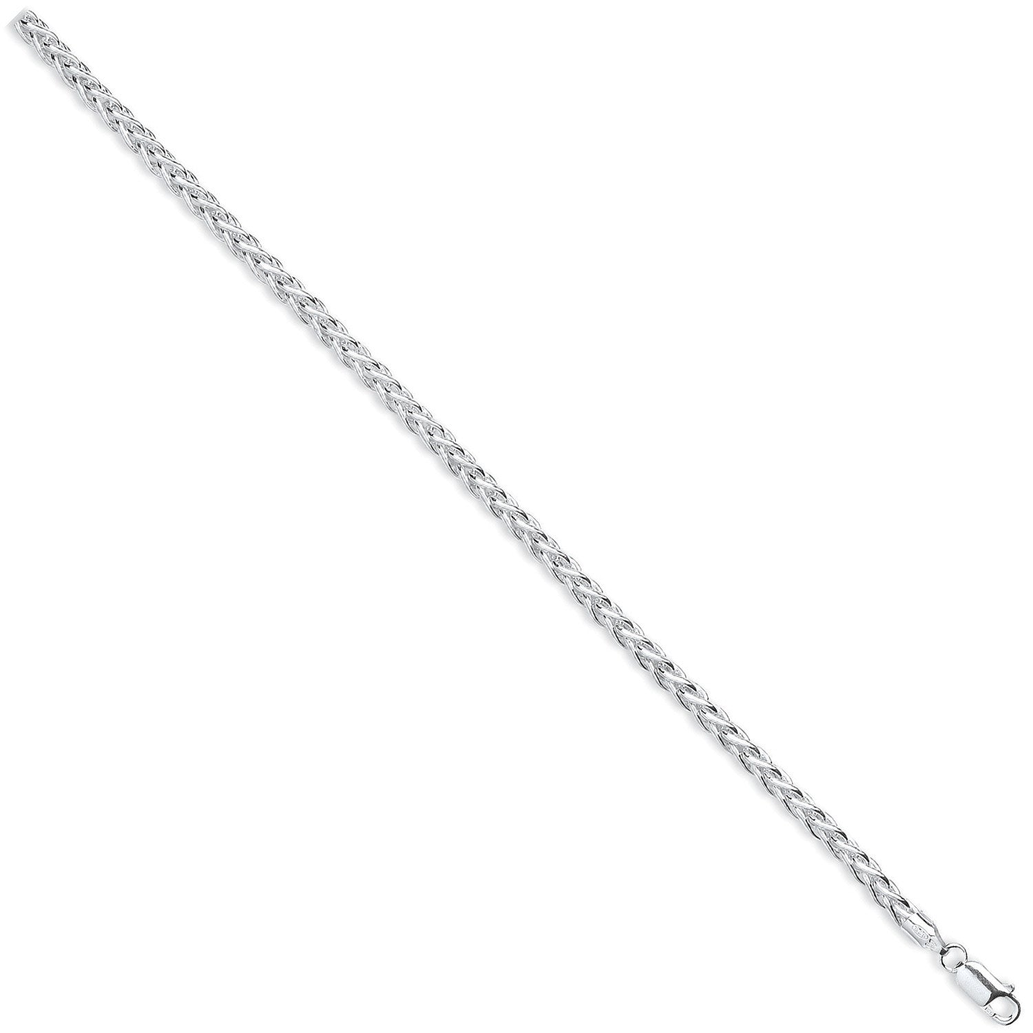 Silver 4.2mm Hollow Spiga Chain