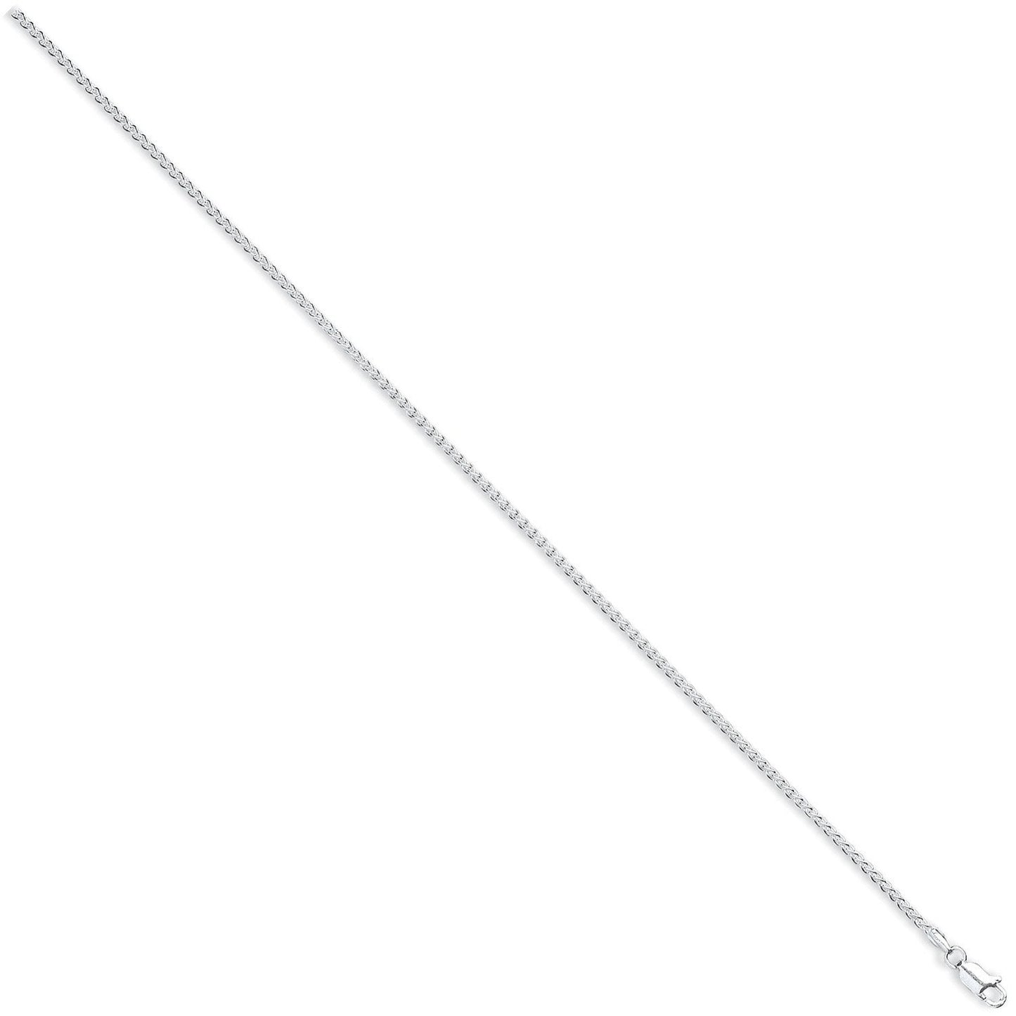 Silver 2mm Spiga Chain - Fine Necklace - Certified Authentic - Swiss Made - UK Stock – Luxury Jewellery by Imperial Ti