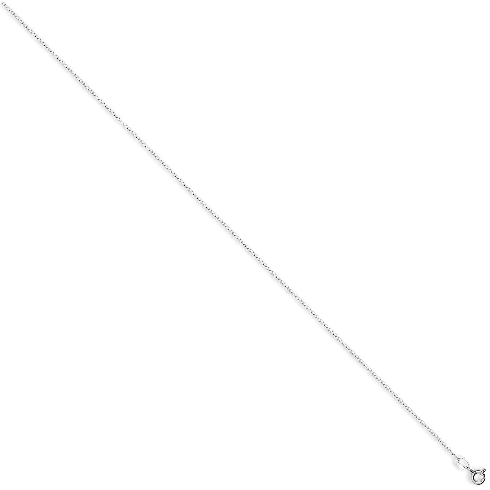 Silver 1.2mm Diamond Cut Belcher Chain