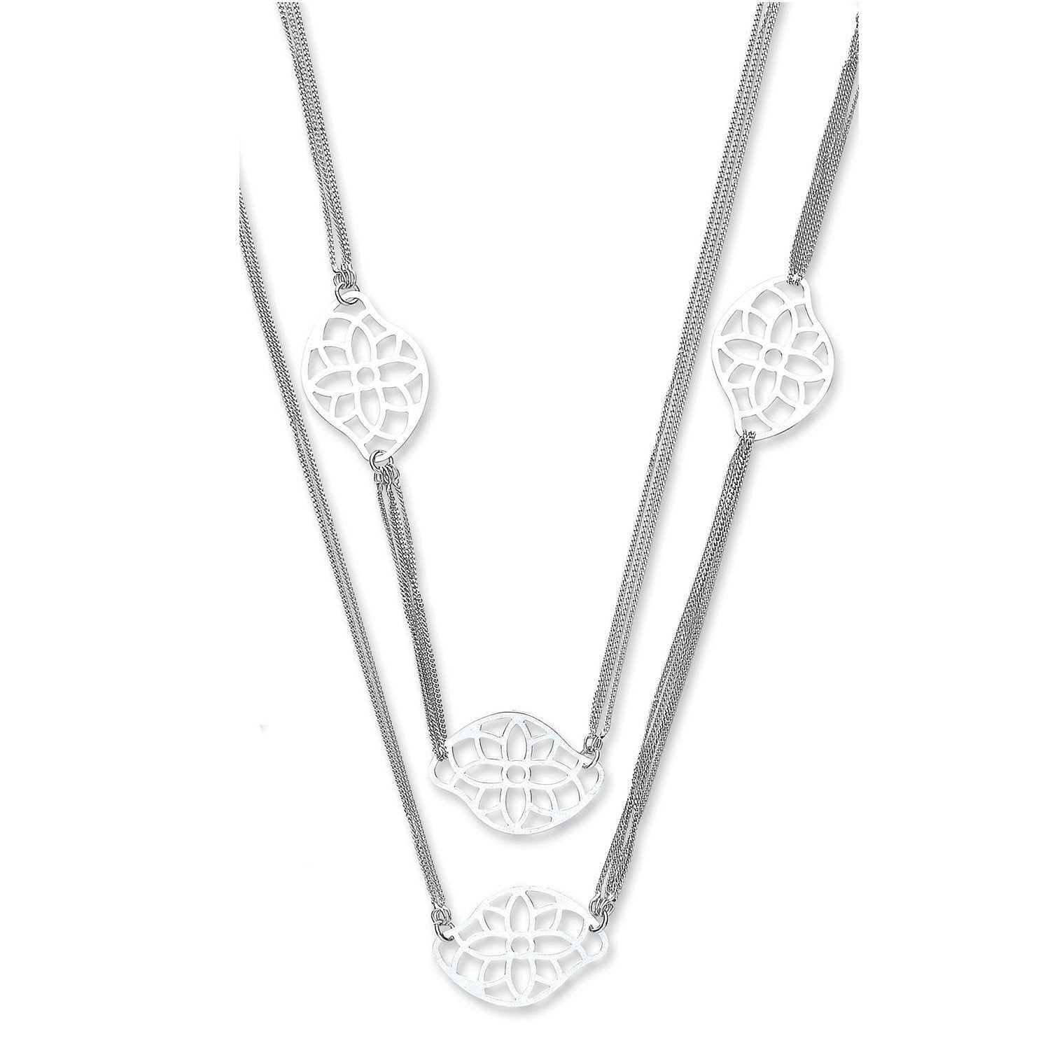 Silver Fancy Chain - Fine Necklace - Certified Authentic - Swiss Made - UK Stock - Insured De – Luxury Jewellery by Im