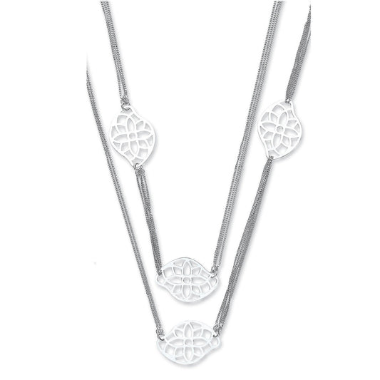 Silver Fancy Chain - Fine Necklace - Certified Authentic - Swiss Made - UK Stock - Insured De – Luxury Jewellery by Im