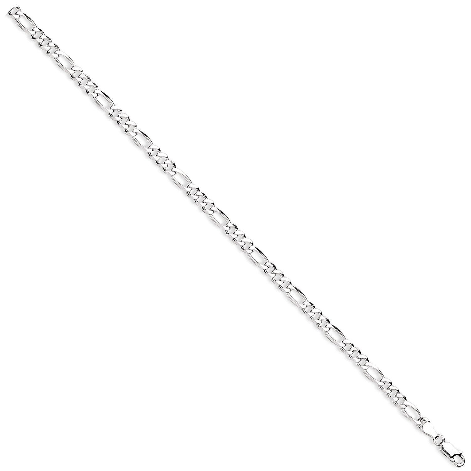 Silver 5mm Figaro Chains/Bracelets - Fine Bracelet - Certified Authentic - Swiss Made – Luxury Jewellery by Imperial T