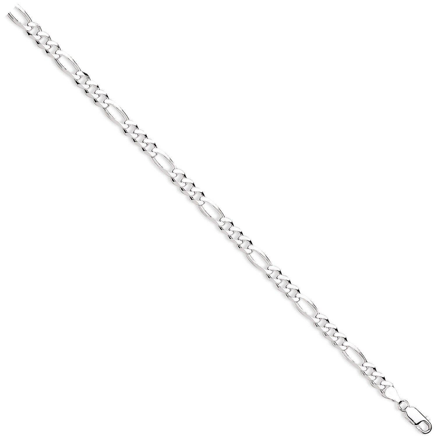 Silver 6mm Figaro Chains/Bracelets - Fine Bracelet - Certified Authentic - Swiss Made – Luxury Jewellery by Imperial T