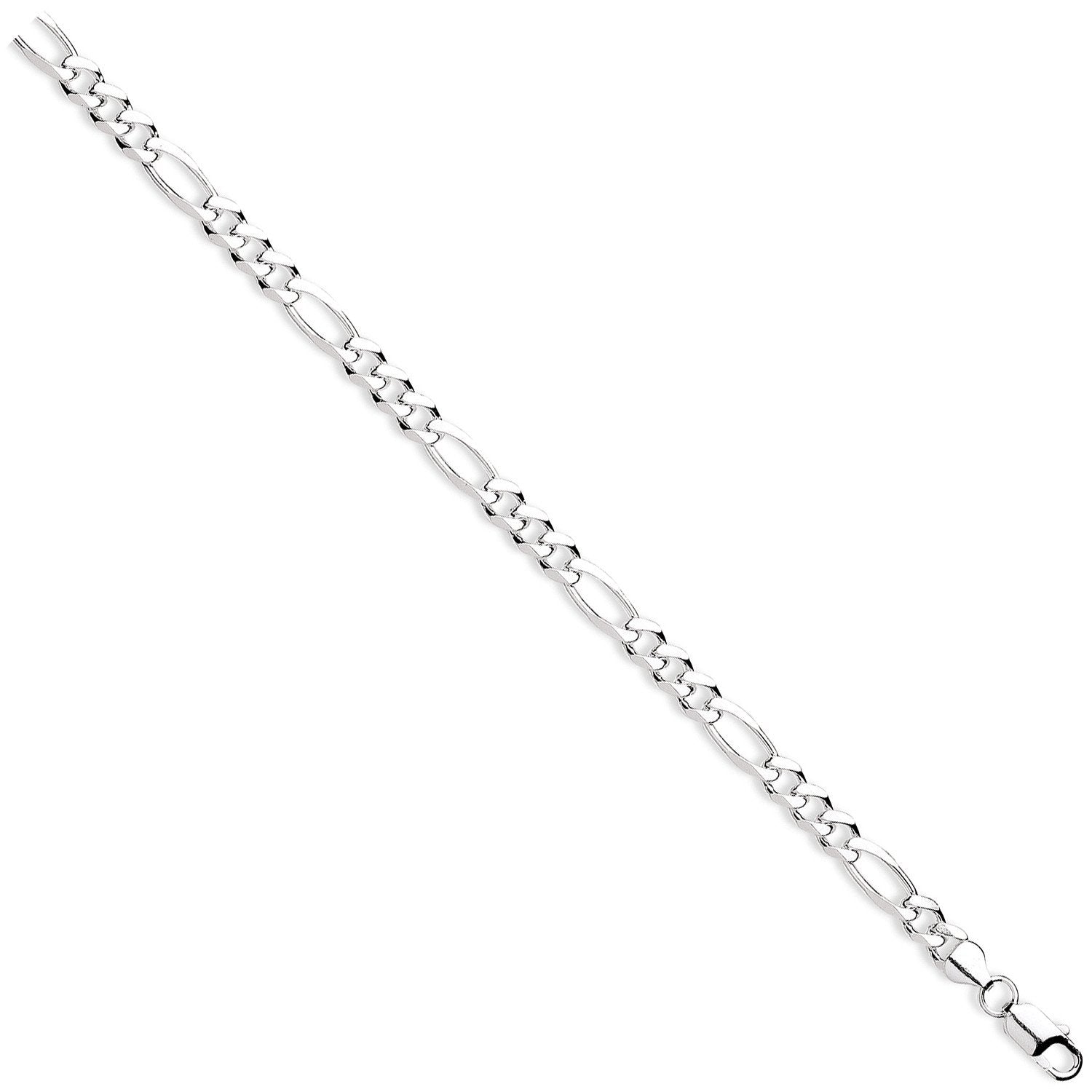 Silver 7mm Figaro Chains/Bracelets - Fine Bracelet - Certified Authentic - Swiss Made – Luxury Jewellery by Imperial T