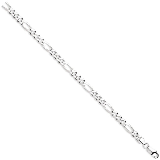 Silver 7mm Figaro Chains/Bracelets - Fine Bracelet - Certified Authentic - Swiss Made – Luxury Jewellery by Imperial T