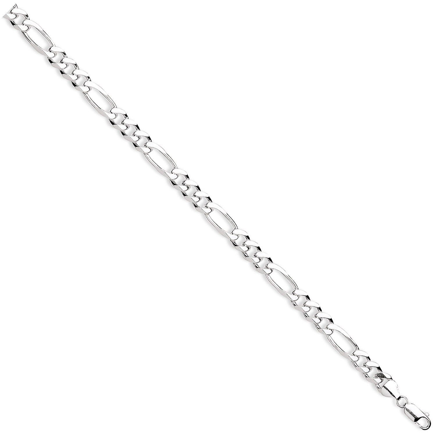 Silver 8mm Figaro Chains/Bracelets