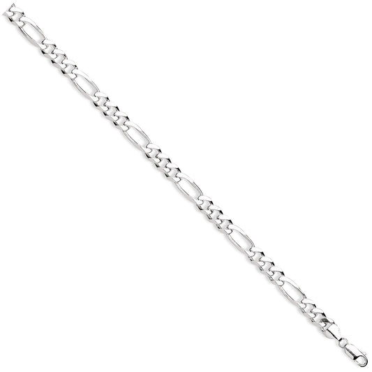 Silver 8mm Figaro Chains/Bracelets