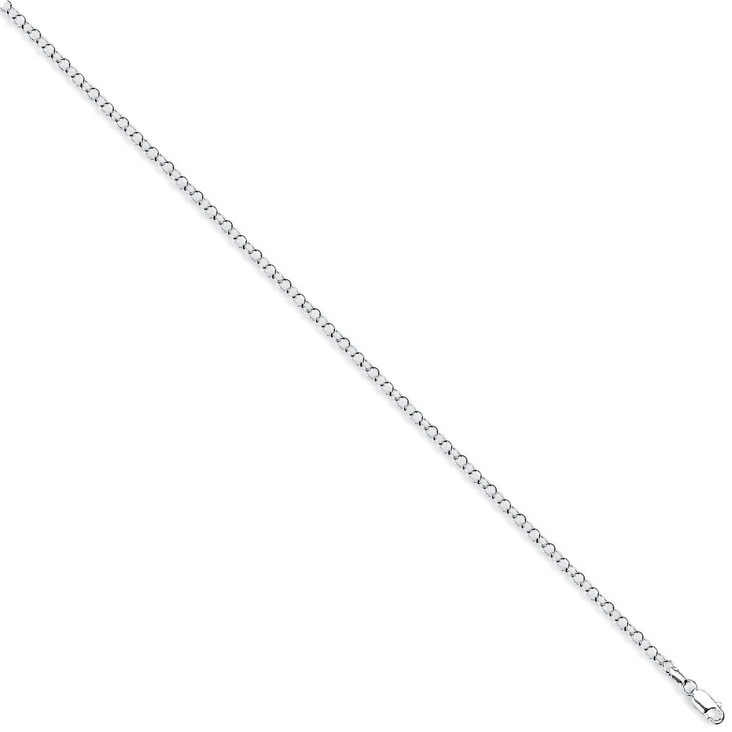 Silver 3mm Round Belcher Chain - Fine Necklace - Certified Authentic - Swiss Made - UK Stock – Luxury Jewellery by Imp