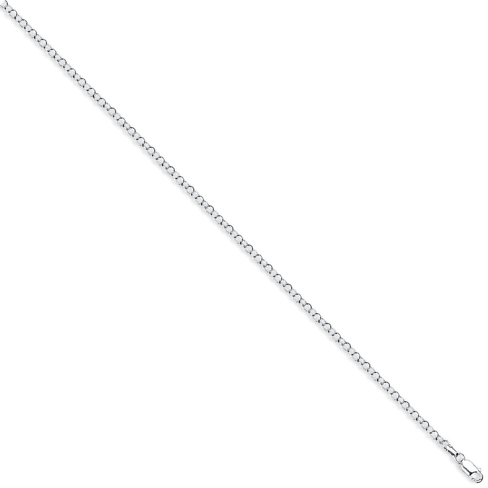 Silver 3mm Round Belcher Chain