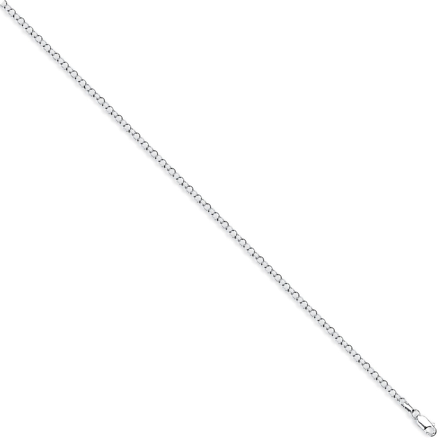 Silver 3mm Round Belcher Chain