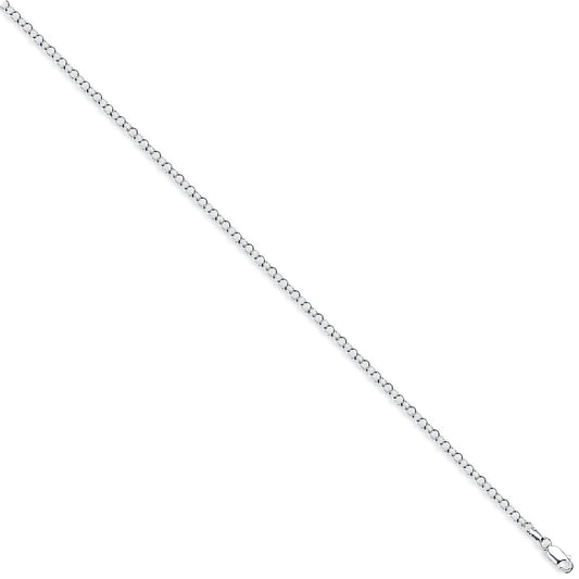 Silver 3mm Round Belcher Chain