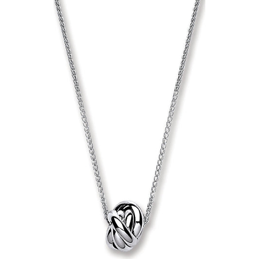 Silver Chain with Knot - Fine Necklace - Certified Authentic - Swiss Made - UK Stock – Luxury Jewellery by Imperial Ti