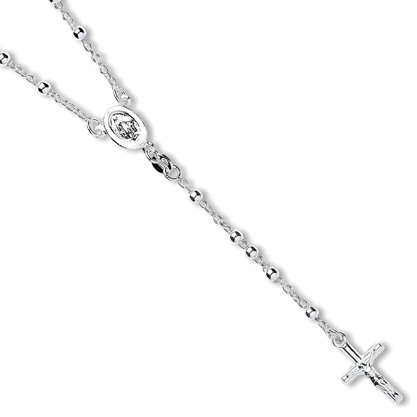 Silver Rosary Beads 24" - Luxury Watch - Certified Authentic - Swiss Made - UK Stock – Luxury Watch by Imperial Time U