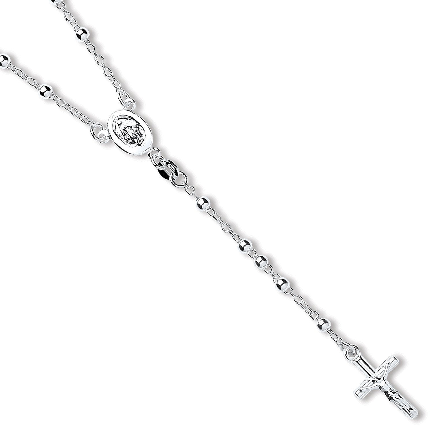 Silver Rosary Beads 24" - Luxury Watch - Certified Authentic - Swiss Made - UK Stock – Luxury Watch by Imperial Time U