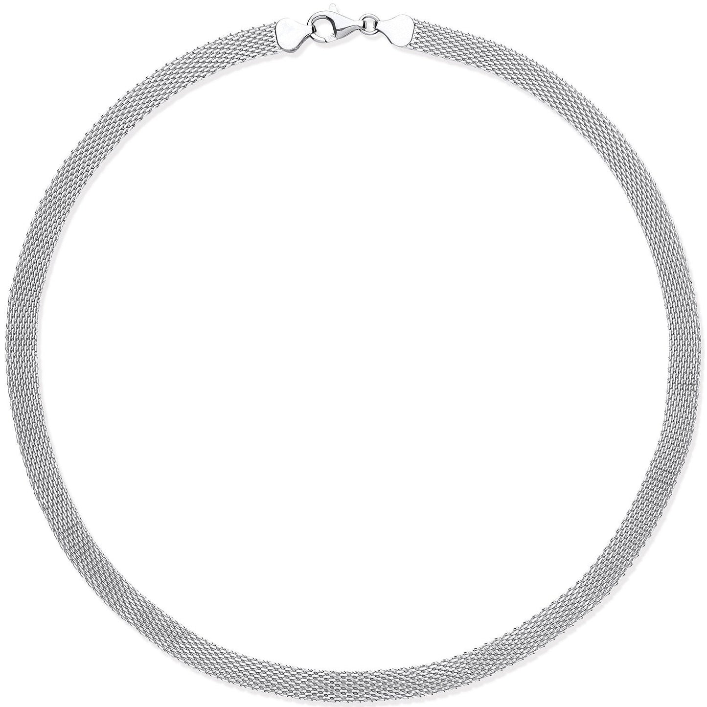 Silver Tight Mesh Watch Strap 18"chain/Ladies Bracelet - Fine Bracelet - Certified Authentic – Luxury Watch by Imperia