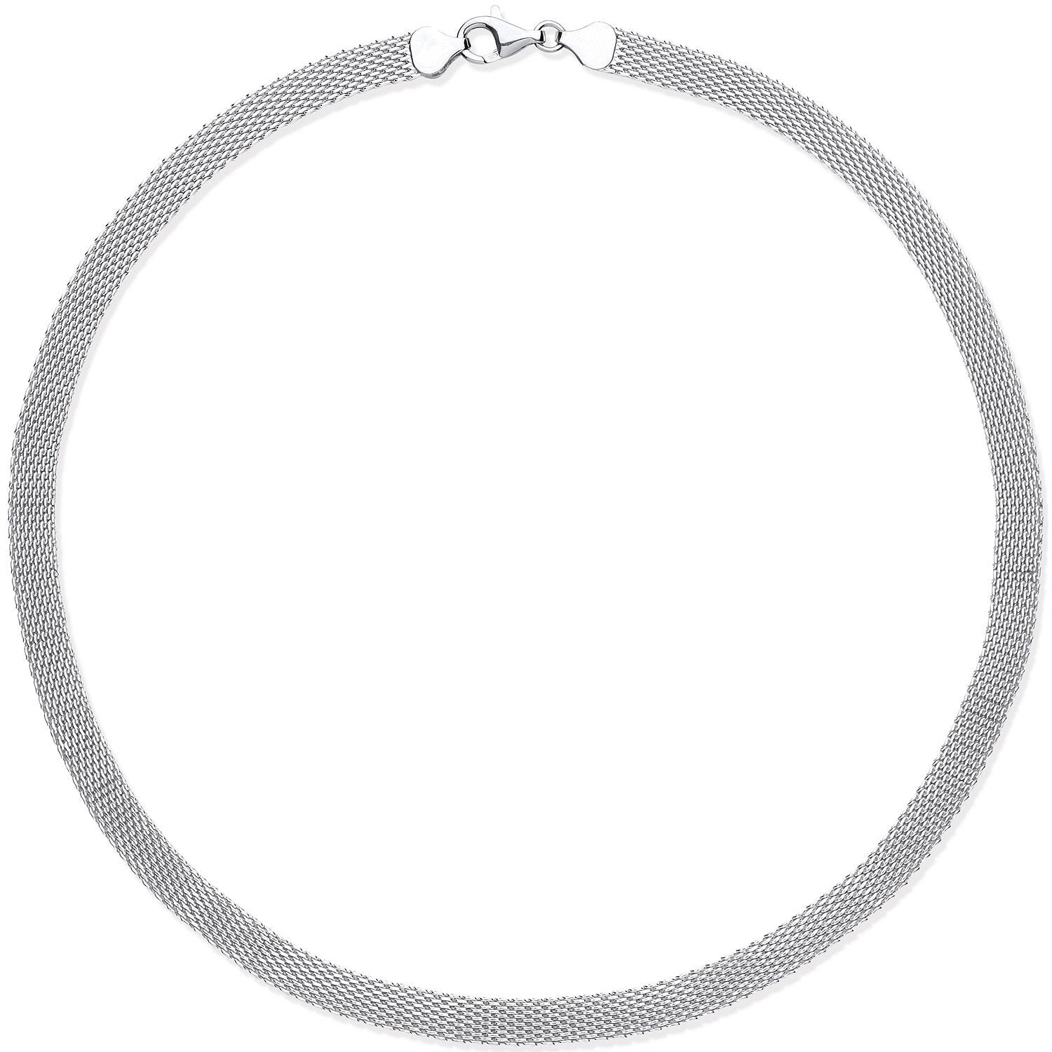 Silver Tight Mesh Watch Strap 18"chain/Ladies Bracelet - Fine Bracelet - Certified Authentic – Luxury Watch by Imperia