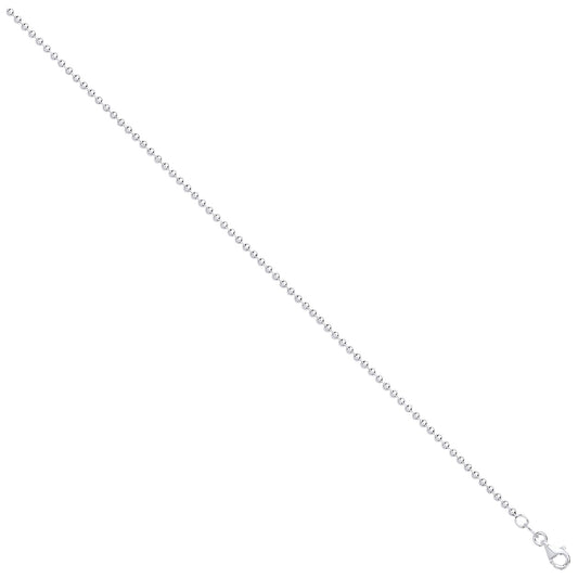 Silver 2mm Ball Bead Chain