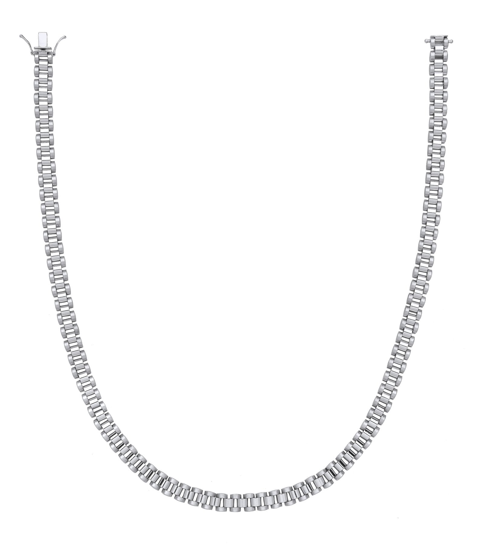 Silver 8.5mm Fancy Link Gents Chain - Fine Necklace - Certified Authentic - Swiss Made – Luxury Jewellery by Imperial