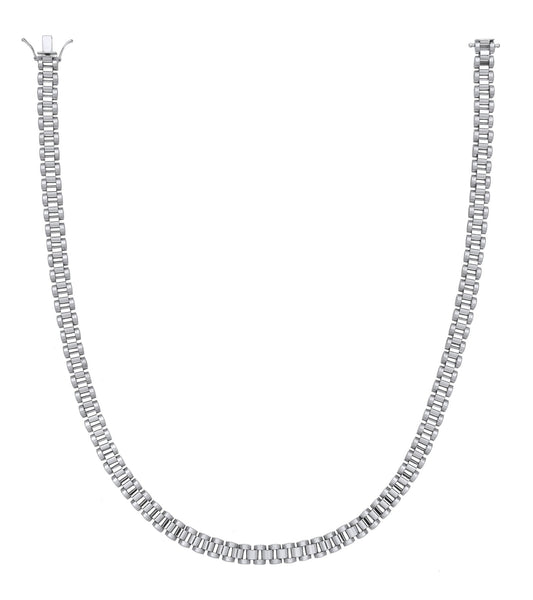 Silver 8.5mm Fancy Link Gents Chain - Fine Necklace - Certified Authentic - Swiss Made – Luxury Jewellery by Imperial
