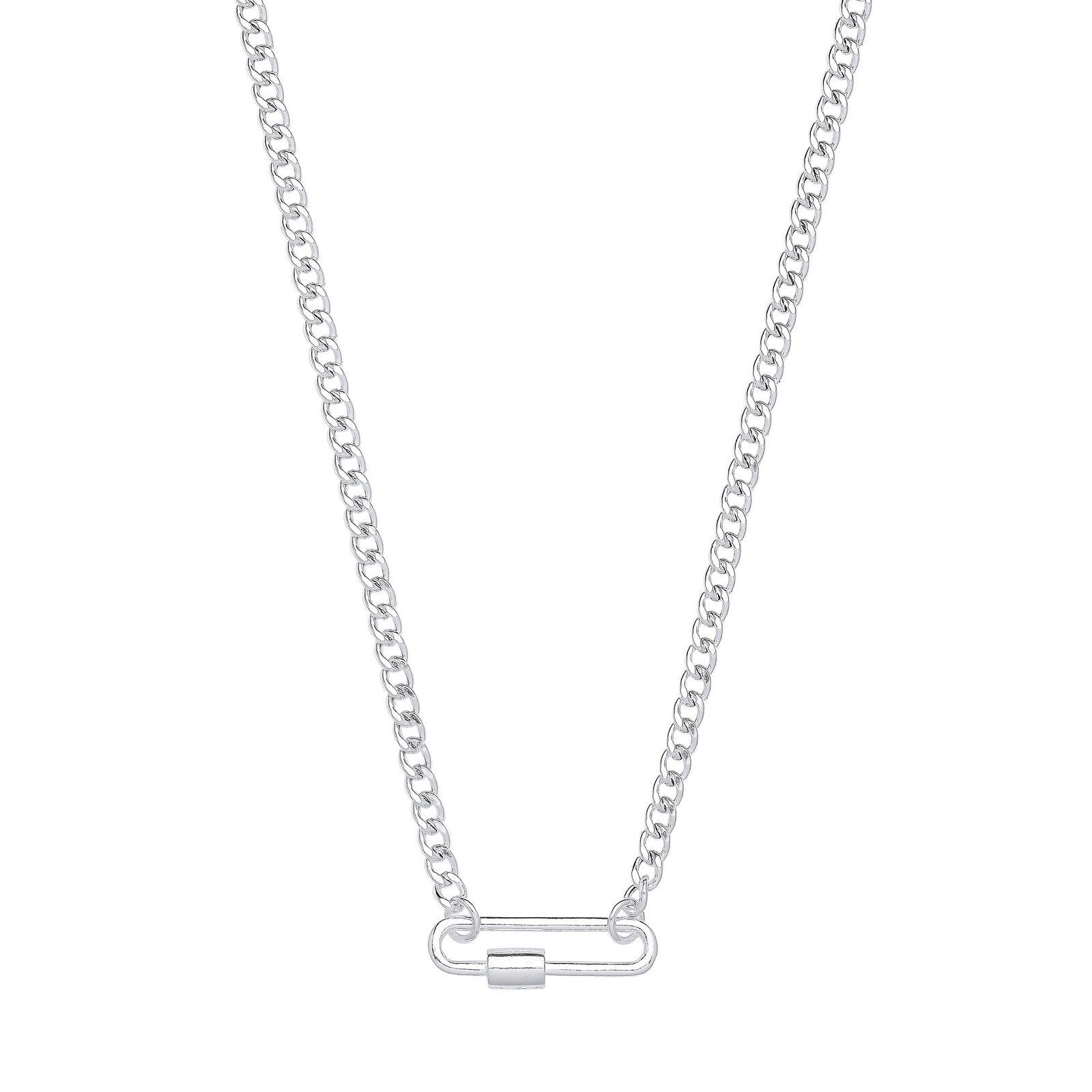 Silver Screw Clasp Paper Clip Necklace/Bracelet - Fine Bracelet - Certified Authentic – Luxury Jewellery by Imperial T