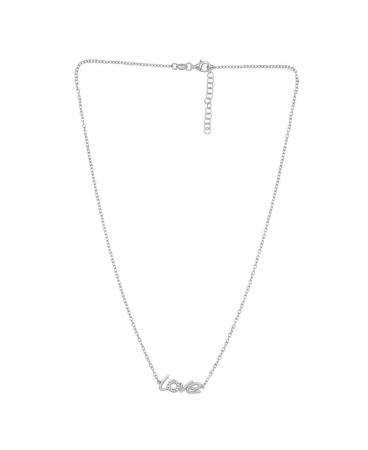 Silver Love 16" + 2” Extender Necklace/07" Bracelet - Fine Bracelet - Certified Authentic – Luxury Jewellery by Imperi