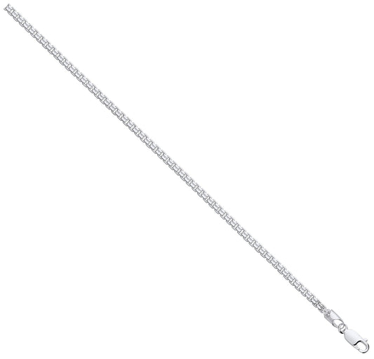 Silver 3mm Cage Chain - Fine Necklace - Certified Authentic - Swiss Made - UK Stock – Luxury Jewellery by Imperial Tim