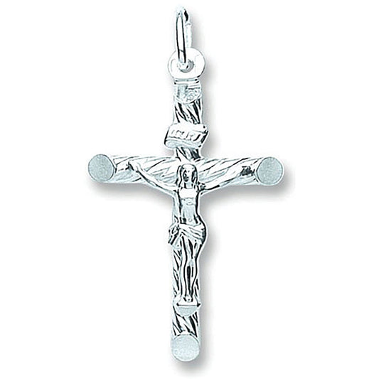 Silver Fancy Tubed Crucifix - Luxury Watch - Certified Authentic - Swiss Made - UK Stock – Luxury Watch by Imperial Ti