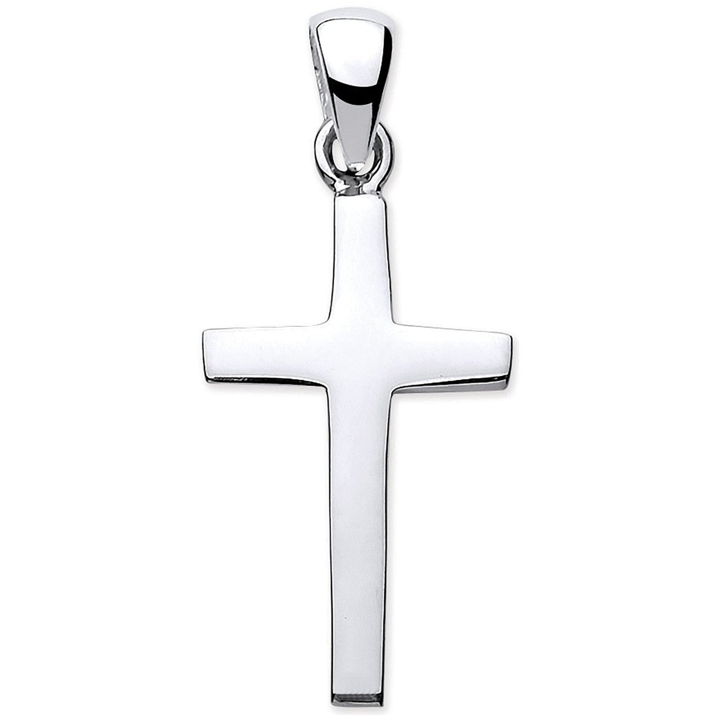 Silver Solid Plain Cross - Luxury Watch - Certified Authentic - Swiss Made - UK Stock – Luxury Watch by Imperial Time