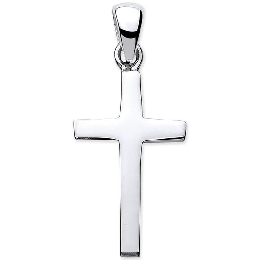 Silver Solid Plain Cross - Luxury Watch - Certified Authentic - Swiss Made - UK Stock – Luxury Watch by Imperial Time