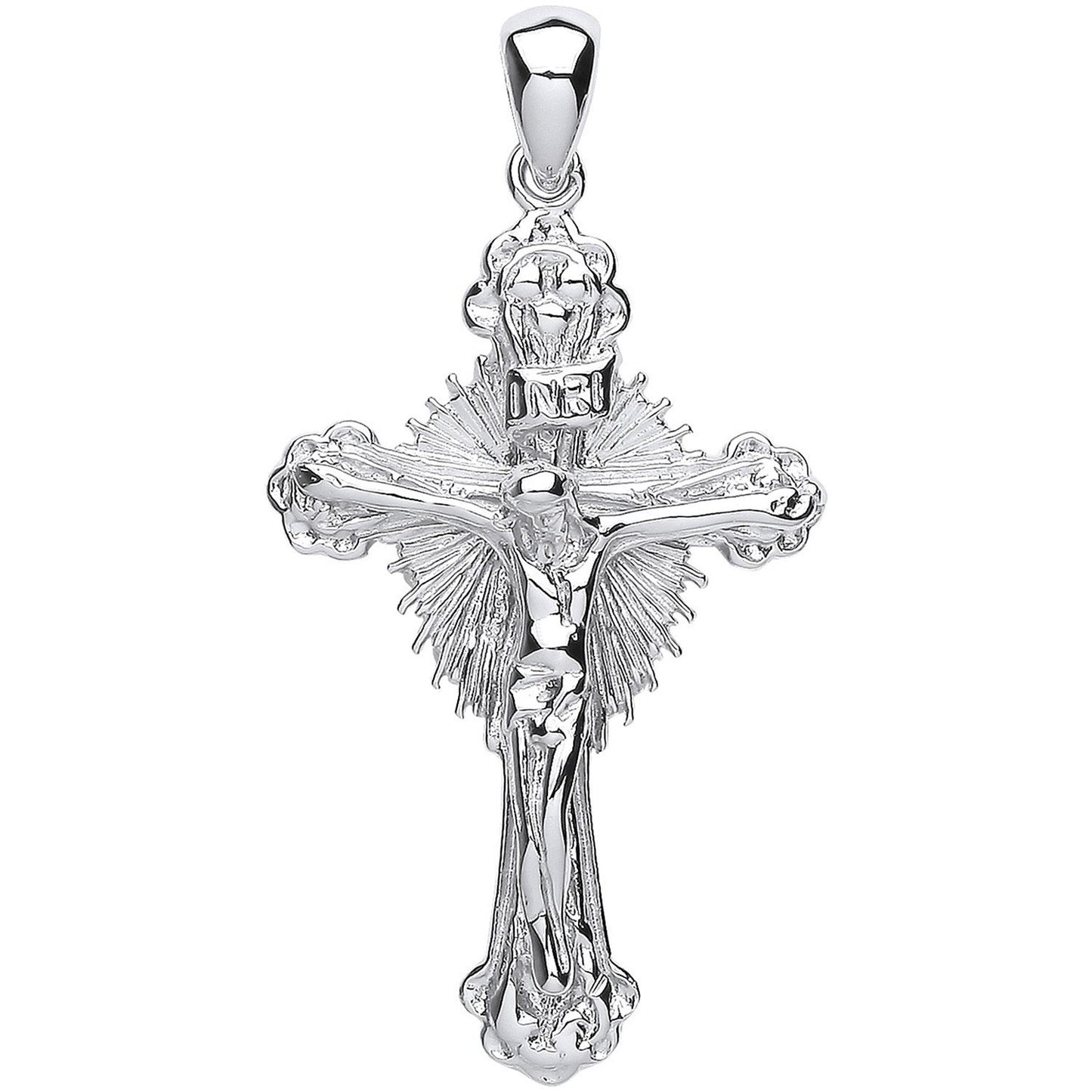 Silver Sunburst Crucifix - Luxury Watch - Certified Authentic - Swiss Made - UK Stock – Luxury Watch by Imperial Time