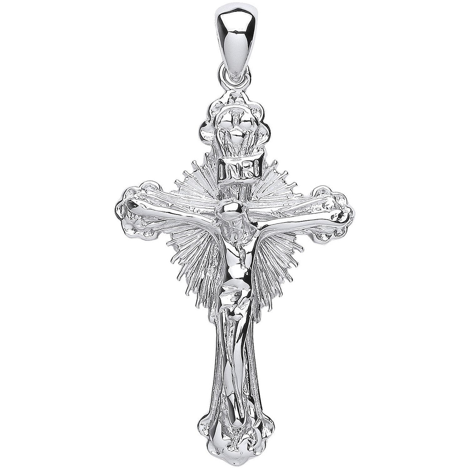 Silver Sunburst Crucifix - Luxury Watch - Certified Authentic - Swiss Made - UK Stock – Luxury Watch by Imperial Time