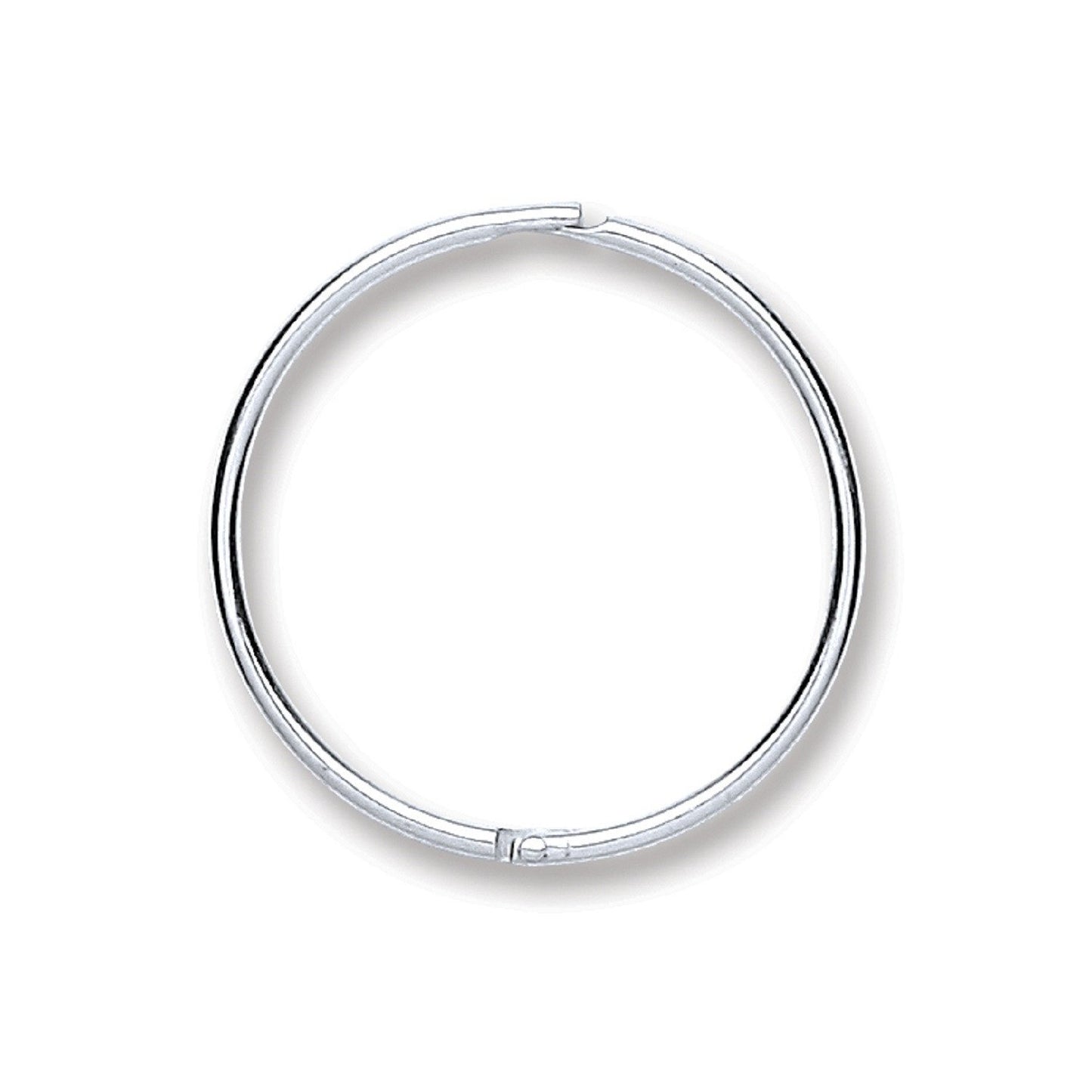 Silver 16mm Plain Hinged Sleepers - Luxury Watch - Certified Authentic - Swiss Made – Luxury Watch by Imperial Time UK