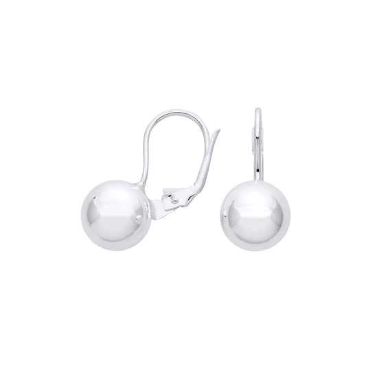 Silver 10mm Ball Earrings - Fine Ring - Certified Authentic - Swiss Made - UK Stock – Luxury Jewellery by Imperial Tim