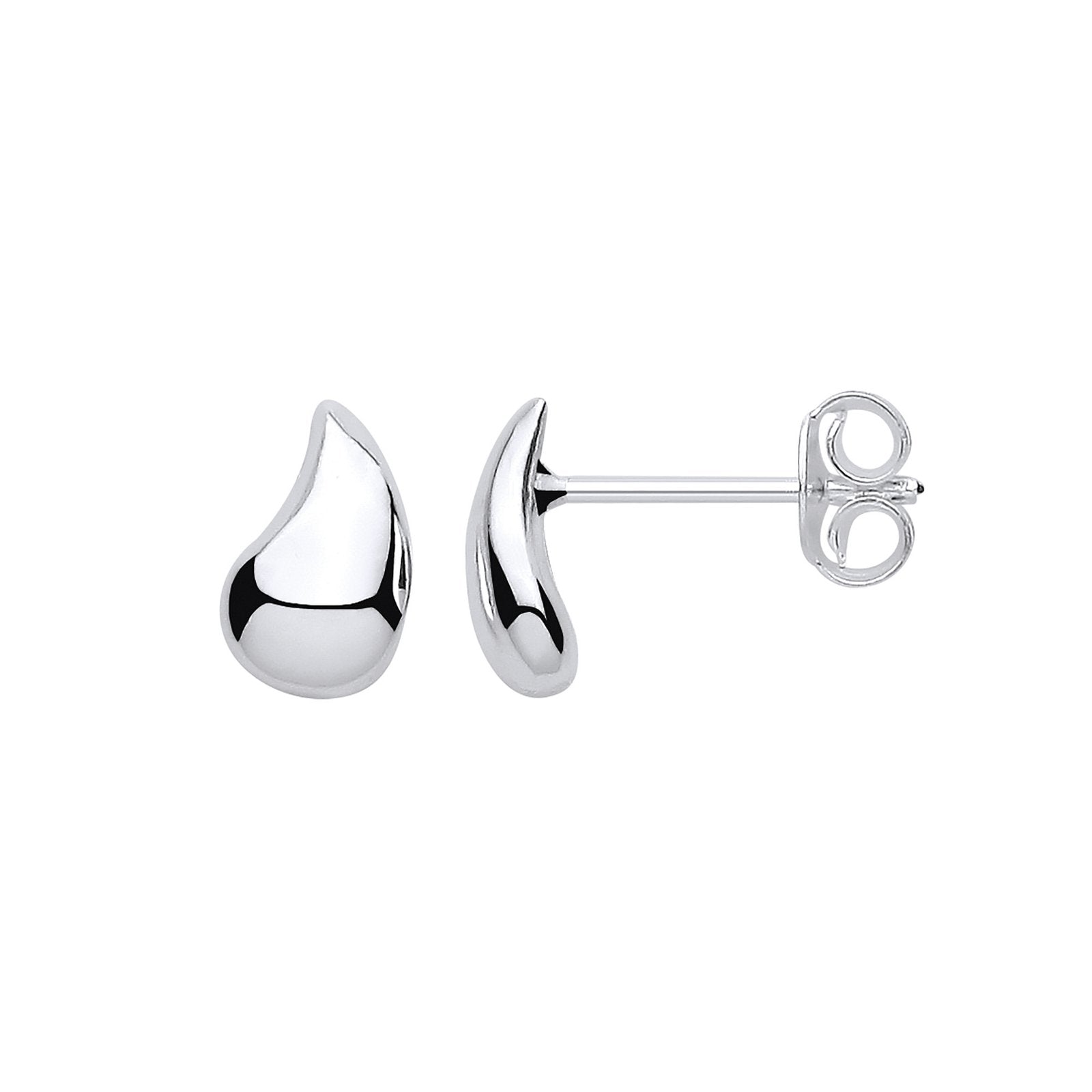 Silver Small Teardrop Studs - Luxury Watch - Certified Authentic - Swiss Made - UK Stock – Luxury Watch by Imperial Ti