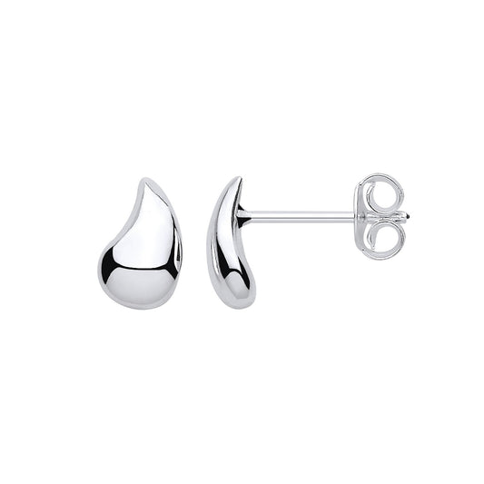 Silver Small Teardrop Studs - Luxury Watch - Certified Authentic - Swiss Made - UK Stock – Luxury Watch by Imperial Ti