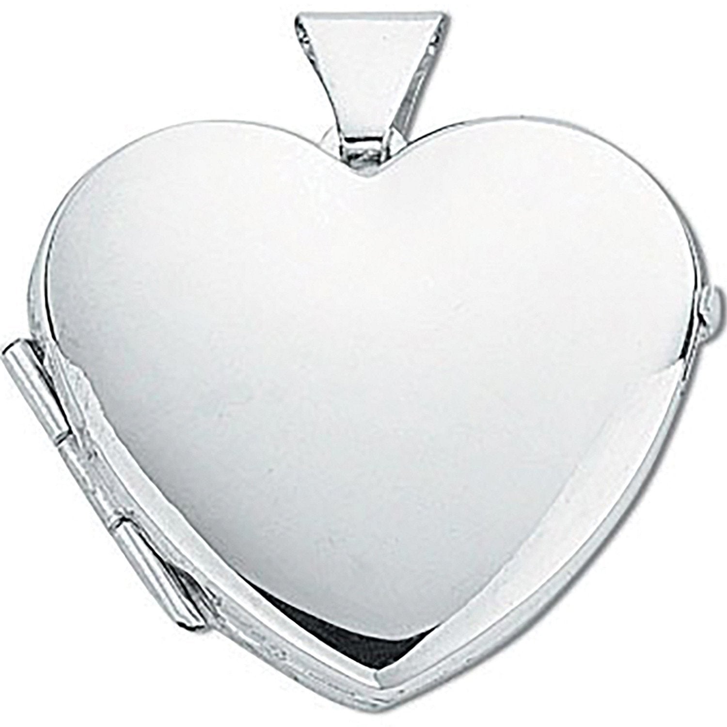 Silver Medium Heart Shaped Locket - Luxury Watch - Certified Authentic - Swiss Made – Luxury Watch by Imperial Time UK