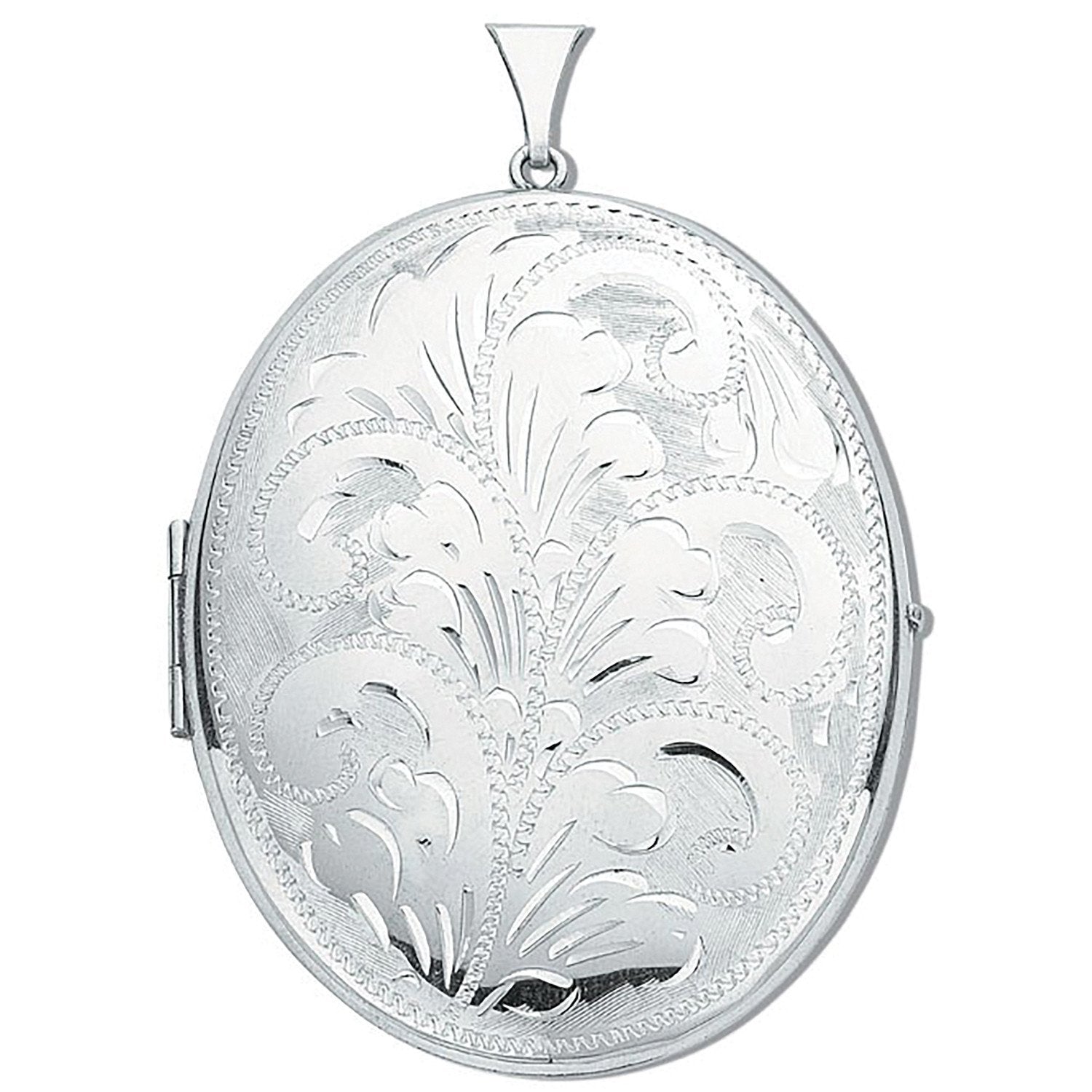 Silver Oval Locket - Luxury Watch - Certified Authentic - Swiss Made - UK Stock - Insured Del – Luxury Watch by Imperi