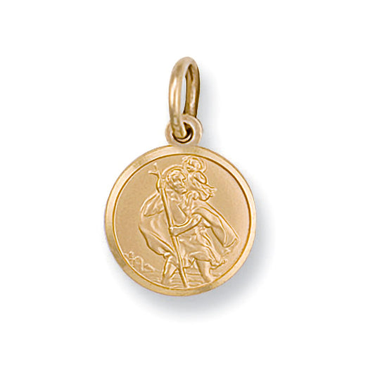 Yellow Gold St Christopher Pendant